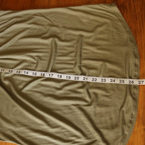 Banana Republic Olive Green Cut Out Tank Top M - Picture 7 of 8